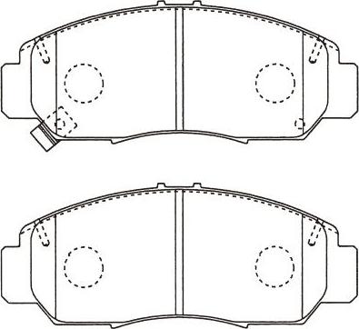 Kavo Parts BP-2065 - Kit de plaquettes de frein, frein à disque cwaw.fr