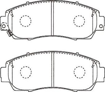 Kavo Parts BP-2068 - Kit de plaquettes de frein, frein à disque cwaw.fr