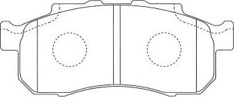 Kavo Parts BP-2062 - Kit de plaquettes de frein, frein à disque cwaw.fr