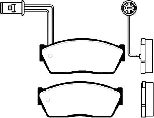 Kavo Parts BP-2006 - Kit de plaquettes de frein, frein à disque cwaw.fr