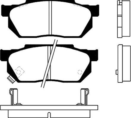 Kavo Parts BP-2001 - Kit de plaquettes de frein, frein à disque cwaw.fr