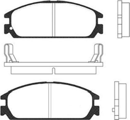 Kavo Parts BP-2008 - Kit de plaquettes de frein, frein à disque cwaw.fr