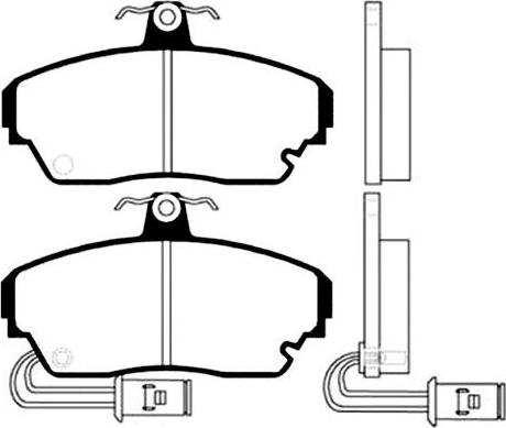 Kavo Parts BP-2007 - Kit de plaquettes de frein, frein à disque cwaw.fr