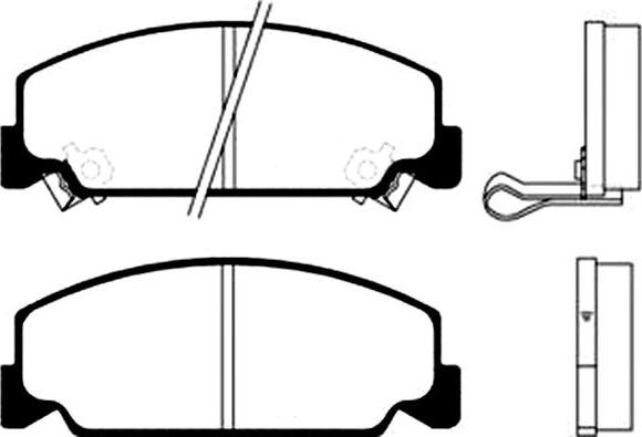 Kavo Parts BP-2014 - Kit de plaquettes de frein, frein à disque cwaw.fr