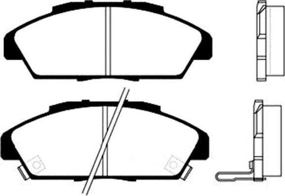 HELLA 8DB 355 016-851 - Kit de plaquettes de frein, frein à disque cwaw.fr