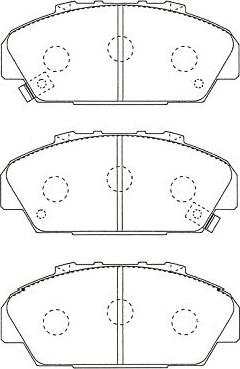 Kavo Parts BP-2018 - Kit de plaquettes de frein, frein à disque cwaw.fr