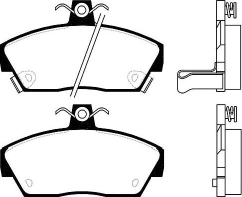 Kavo Parts BP-2013 - Kit de plaquettes de frein, frein à disque cwaw.fr