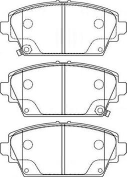 Kavo Parts BP-2036 - Kit de plaquettes de frein, frein à disque cwaw.fr