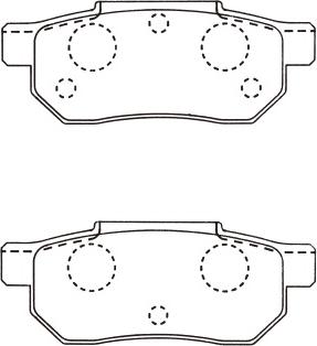 Kavo Parts BP-2031 - Kit de plaquettes de frein, frein à disque cwaw.fr