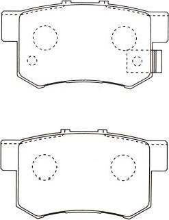 Kavo Parts BP-2032 - Kit de plaquettes de frein, frein à disque cwaw.fr