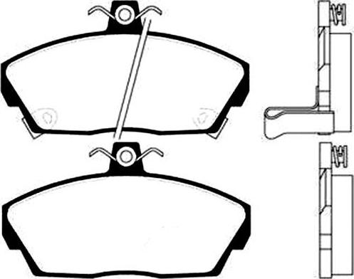 Kavo Parts BP-2025 - Kit de plaquettes de frein, frein à disque cwaw.fr