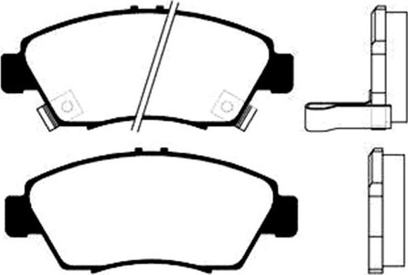 Kavo Parts BP-2023 - Kit de plaquettes de frein, frein à disque cwaw.fr