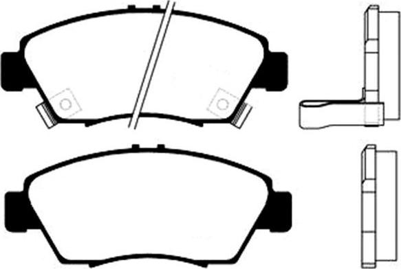 Kavo Parts BP-2022 - Kit de plaquettes de frein, frein à disque cwaw.fr