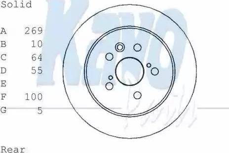 Kavo Parts BR-9446 - Disque de frein cwaw.fr