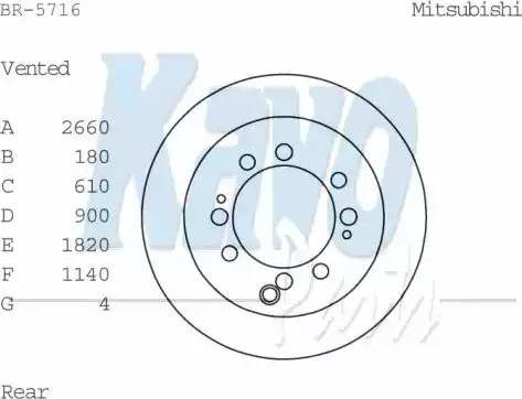 Kavo Parts BR-5716 - Disque de frein cwaw.fr