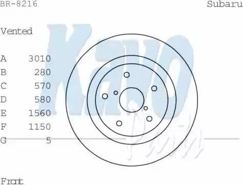 BENDIX 520411 - Disque de frein cwaw.fr