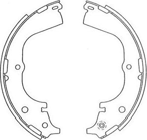 Kavo Parts BS-9946 - Jeu de mâchoires de frein cwaw.fr