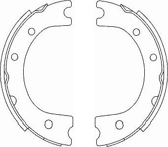 Kavo Parts BS-9943 - Jeu de mâchoires de frein cwaw.fr