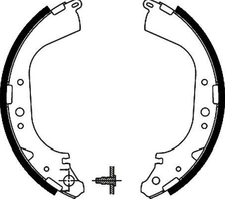 Kavo Parts BS-9909 - Jeu de mâchoires de frein cwaw.fr