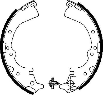 Kavo Parts BS-9905 - Jeu de mâchoires de frein cwaw.fr