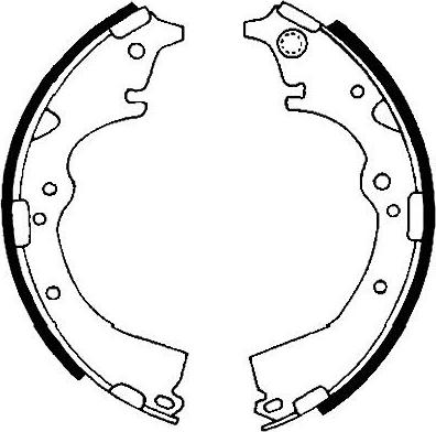 Kavo Parts BS-9906 - Jeu de mâchoires de frein cwaw.fr