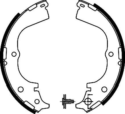 Kavo Parts BS-9919 - Jeu de mâchoires de frein cwaw.fr