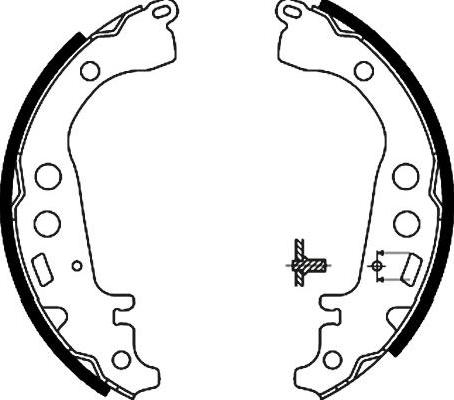 Kavo Parts BS-9918 - Jeu de mâchoires de frein cwaw.fr