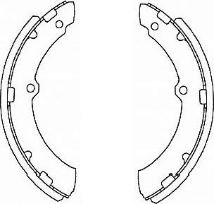 Kavo Parts BS-9934 - Jeu de mâchoires de frein cwaw.fr