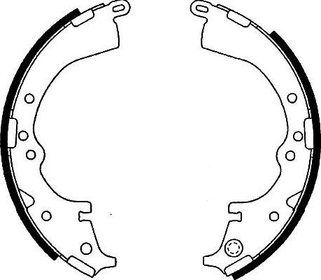 Kavo Parts BS-9936 - Jeu de mâchoires de frein cwaw.fr