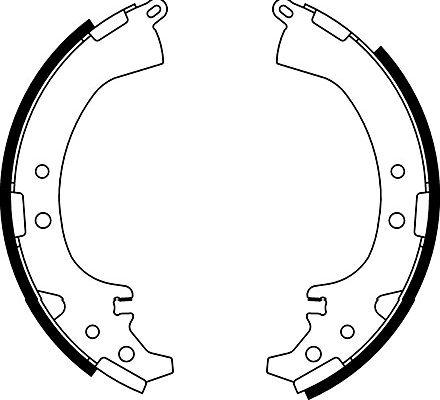 Kavo Parts BS-9931 - Jeu de mâchoires de frein cwaw.fr