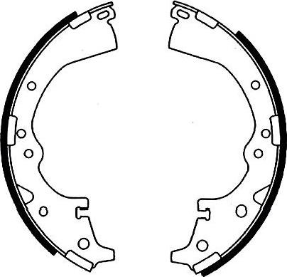 Kavo Parts BS-9932 - Jeu de mâchoires de frein cwaw.fr