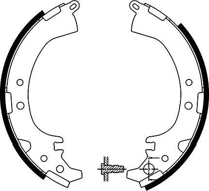 Kavo Parts BS-9925 - Jeu de mâchoires de frein cwaw.fr