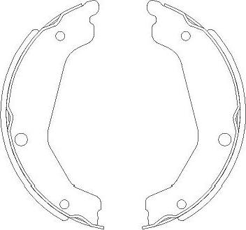 Kavo Parts BS-4409 - Jeu de mâchoires de frein cwaw.fr