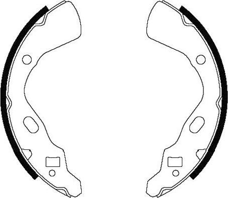 Kavo Parts BS-4400 - Jeu de mâchoires de frein cwaw.fr