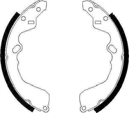 Kavo Parts BS-4403 - Jeu de mâchoires de frein cwaw.fr