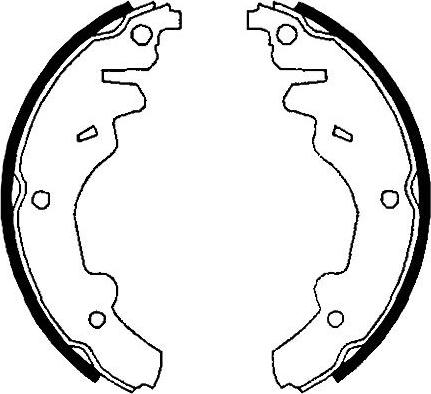 Kavo Parts BS-4402 - Jeu de mâchoires de frein cwaw.fr