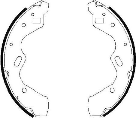 Kavo Parts BS-5419 - Jeu de mâchoires de frein cwaw.fr