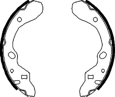 Kavo Parts BS-5414 - Jeu de mâchoires de frein cwaw.fr