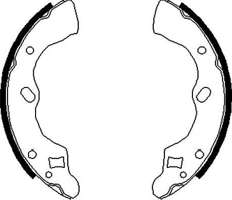 Kavo Parts BS-5415 - Jeu de mâchoires de frein cwaw.fr