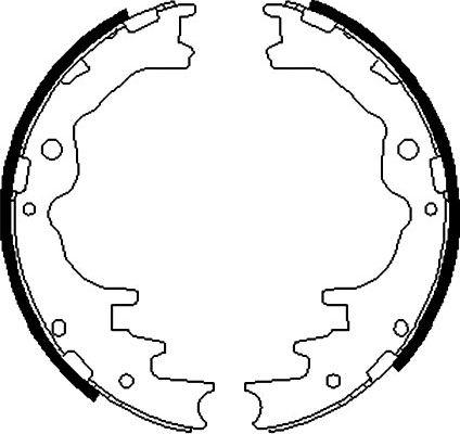 Kavo Parts BS-5411 - Jeu de mâchoires de frein cwaw.fr