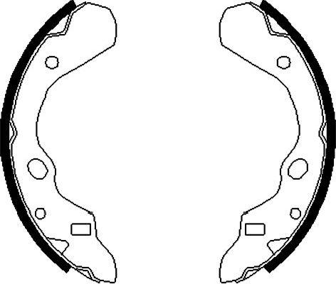 Kavo Parts BS-5413 - Jeu de mâchoires de frein cwaw.fr