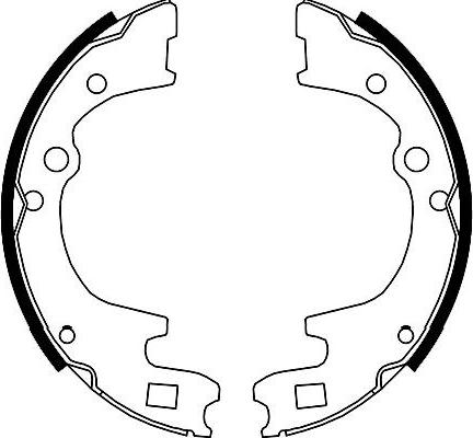 Kavo Parts BS-5430 - Jeu de mâchoires de frein cwaw.fr