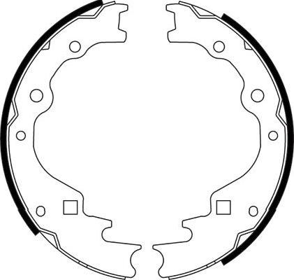 Kavo Parts BS-5422 - Jeu de mâchoires de frein cwaw.fr