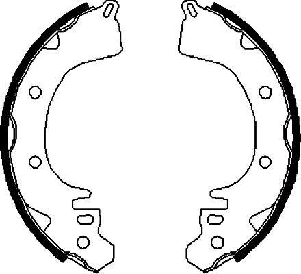 Kavo Parts BS-6405 - Jeu de mâchoires de frein cwaw.fr