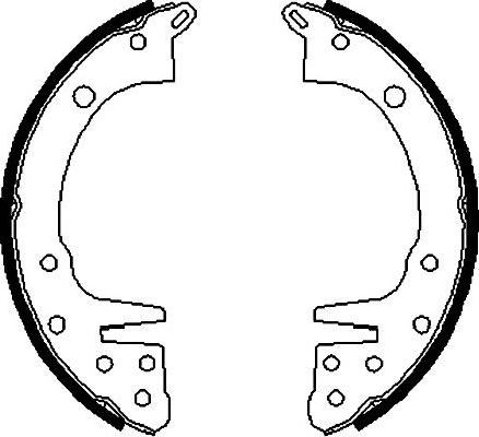 Kavo Parts BS-6400 - Jeu de mâchoires de frein cwaw.fr