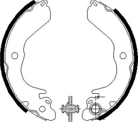 Kavo Parts BS-6408 - Jeu de mâchoires de frein cwaw.fr