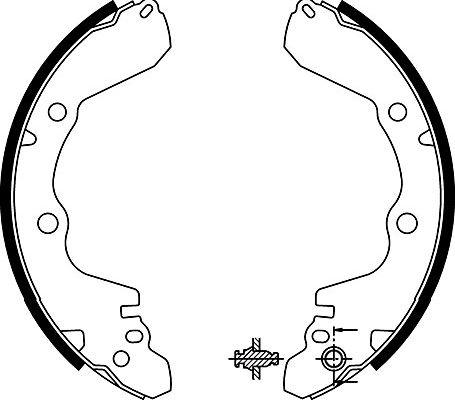 Kavo Parts BS-6416 - Jeu de mâchoires de frein cwaw.fr