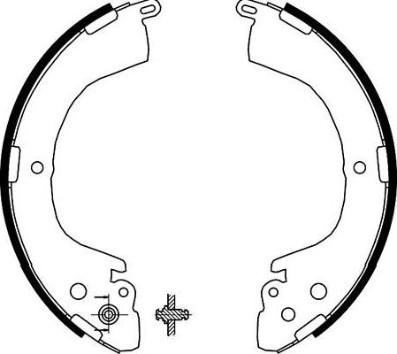 Kavo Parts BS-6411 - Jeu de mâchoires de frein cwaw.fr