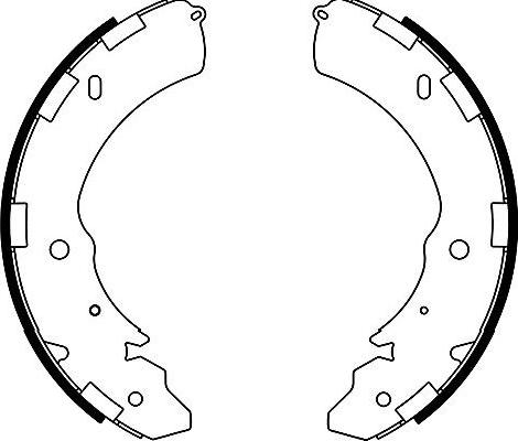 Kavo Parts BS-6418 - Jeu de mâchoires de frein cwaw.fr