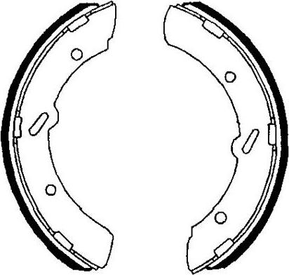 Kavo Parts BS-6412 - Jeu de mâchoires de frein cwaw.fr